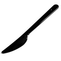Нож одноразовый "Премиум" черный ВЗЛП